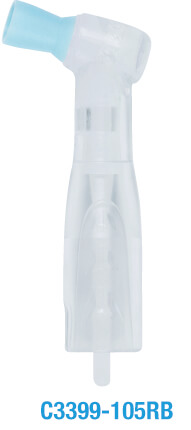 Einweg-Prophy-Angles, Polierkelch, 360°-Drehung, 150° Contra Angle, regular (Light Blue)