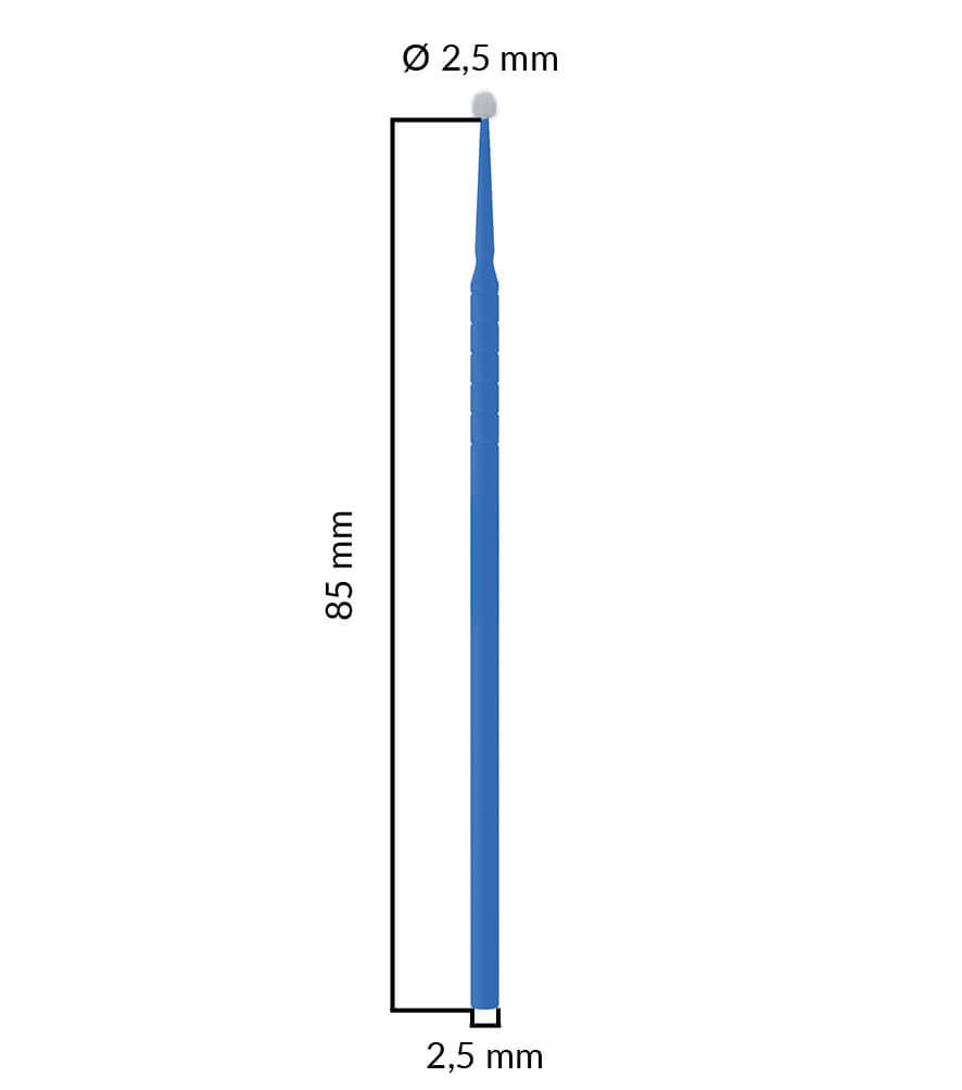 Einweg-Mikro-Applikatoren, mini - regular, dark blue